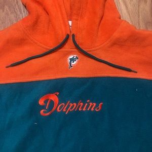 Miami dolphins XL cotton warm jacket comfortable front pockets front Lacey’s